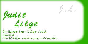 judit lilge business card